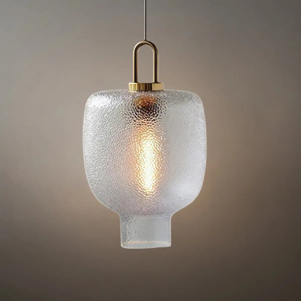 Vetro Industrial Glass Bottle Pendant Light